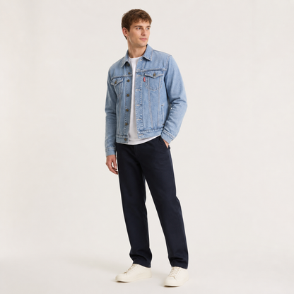 Herren-Jeansjacke – klassischer Premium-Schnitt