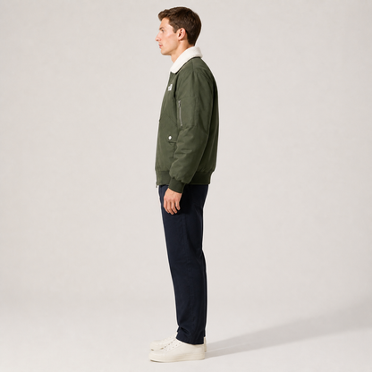 Premium-Winterjacke mit Fellkragen