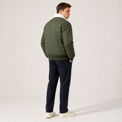 Premium-Winterjacke mit Fellkragen
