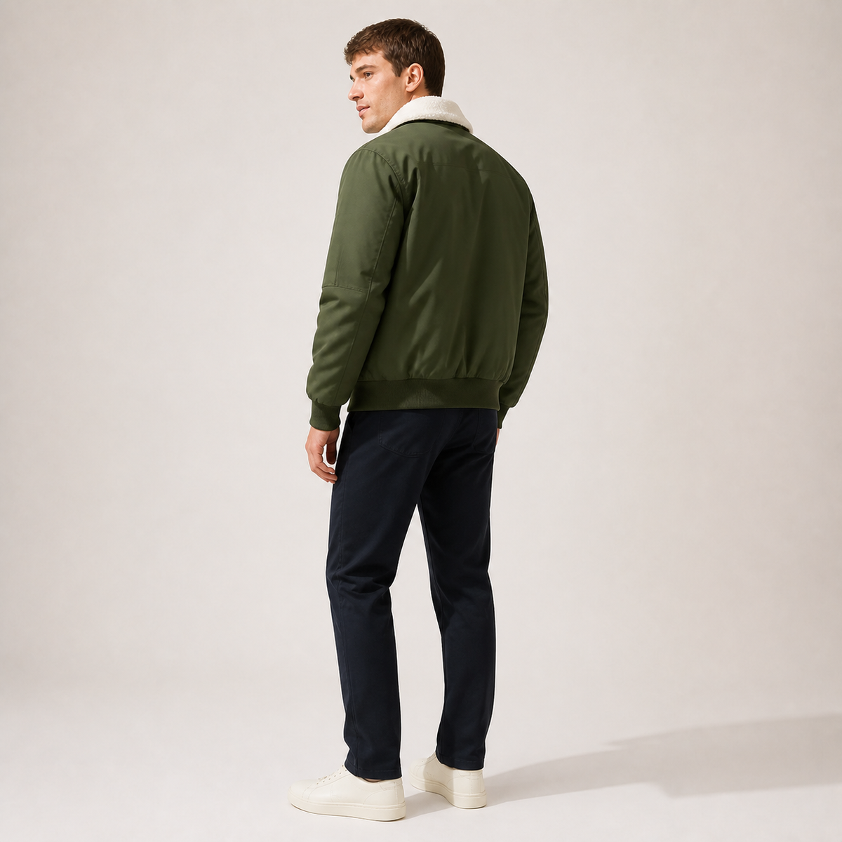 Premium-Winterjacke mit Fellkragen