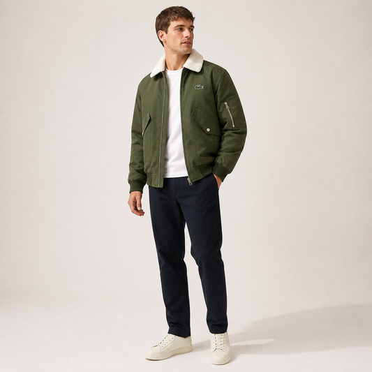Premium-Winterjacke mit Fellkragen