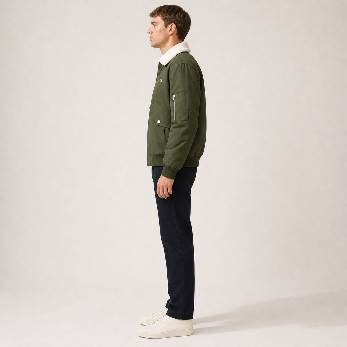 Premium-Winterjacke mit Fellkragen
