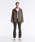 Wattierte Steppjacke mit Stehkragen