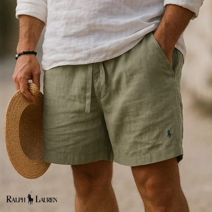 Capri-Shorts aus Leinen – Heritage