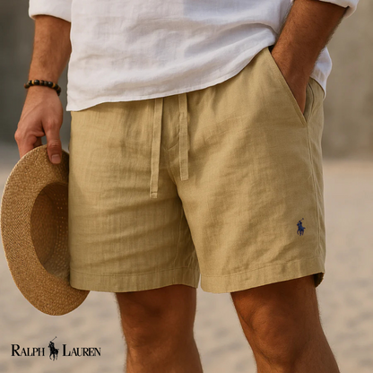 Capri-Shorts aus Leinen – Heritage