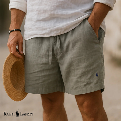 Capri-Shorts aus Leinen – Heritage