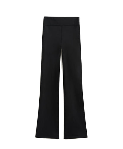 Bootcut-Thermohose mit hohem Bund