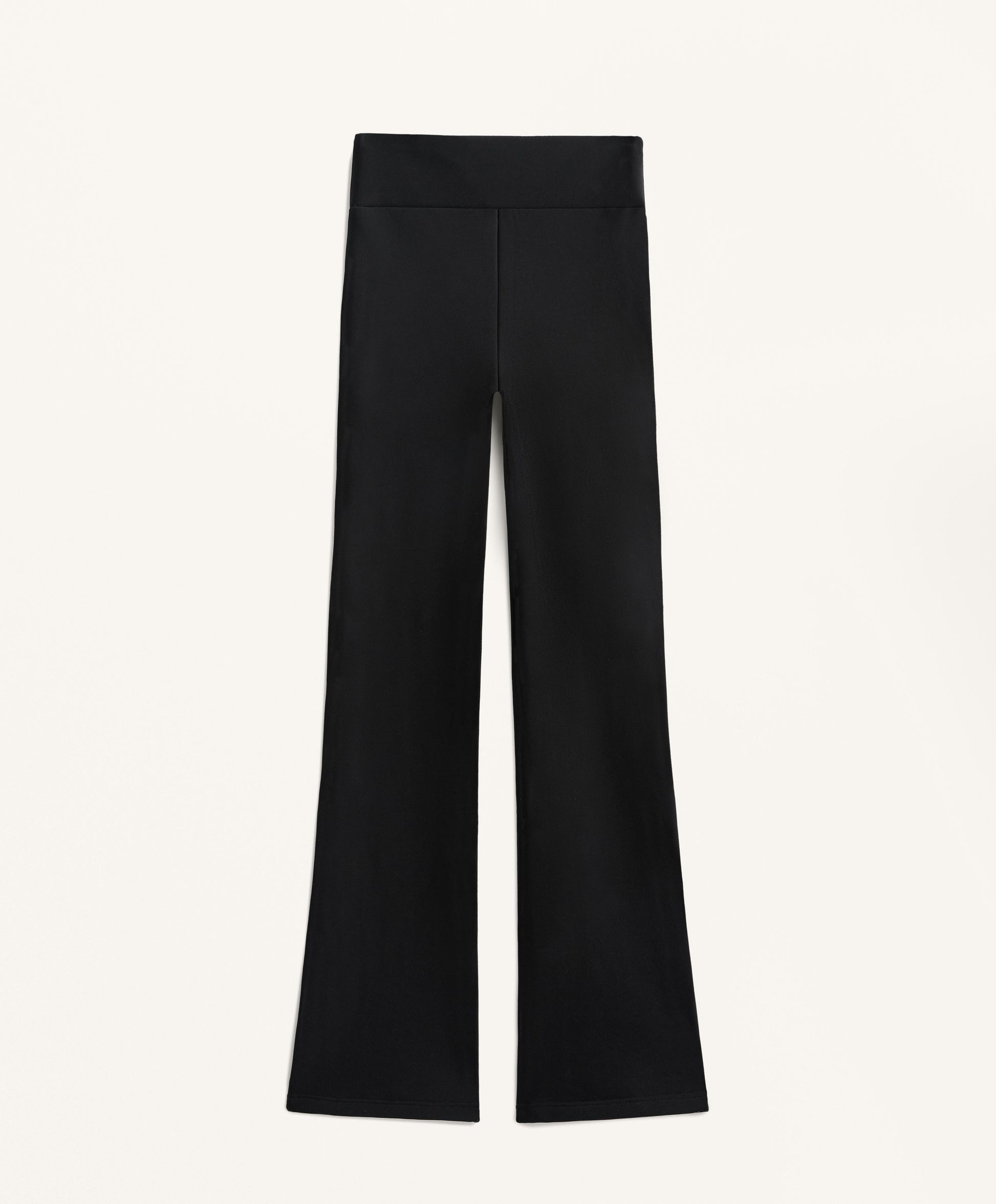Bootcut-Thermohose mit hohem Bund