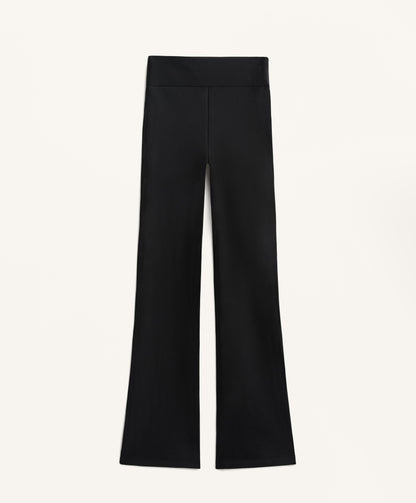 Bootcut-Thermohose mit hohem Bund