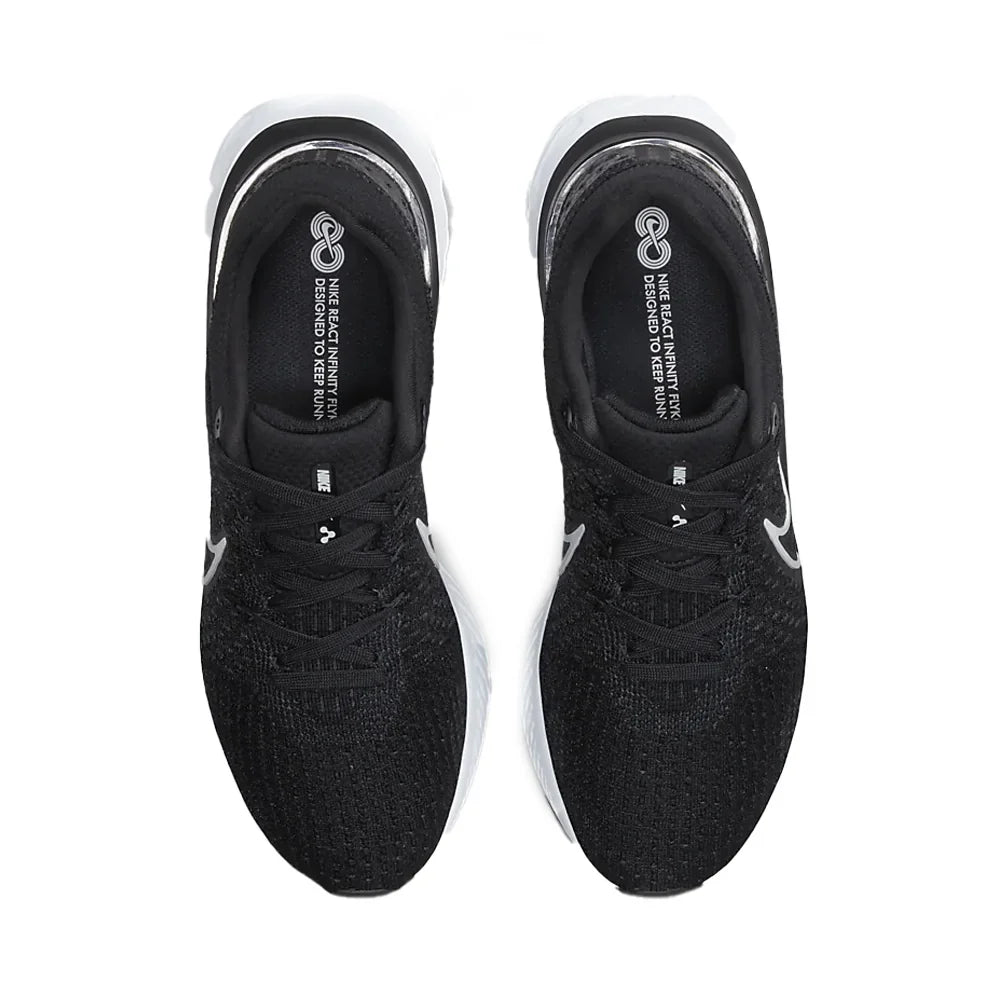 Sneaker NK React Infinity Run Flyknit 3 – Weiß/Schwarz