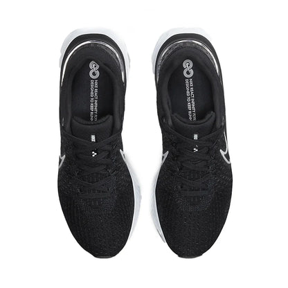 Sneaker NK React Infinity Run Flyknit 3 – Weiß/Schwarz