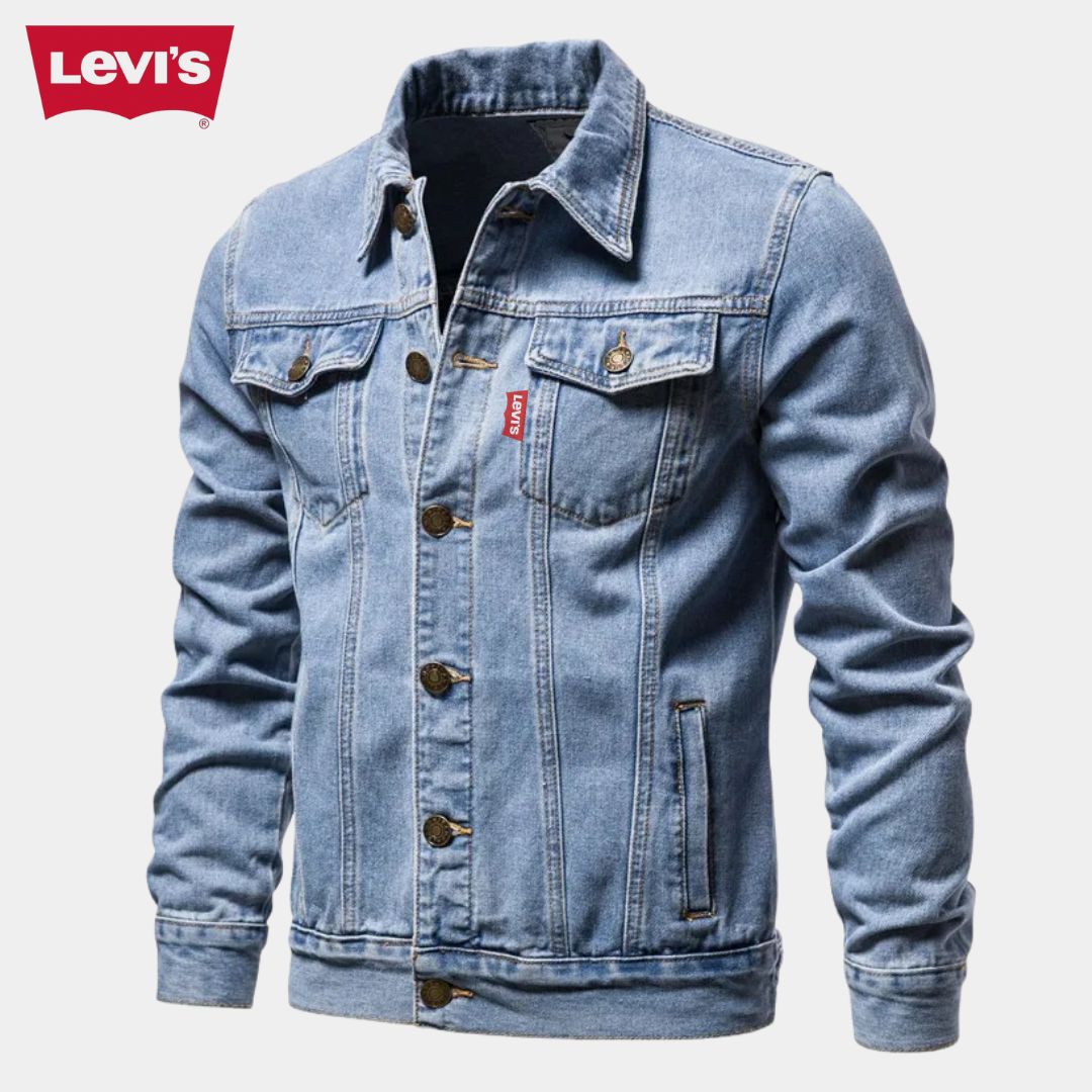 Herren-Jeansjacke – klassischer Premium-Schnitt
