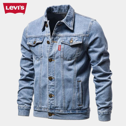Herren-Jeansjacke – klassischer Premium-Schnitt