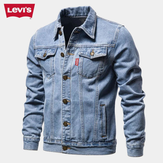 Herren-Jeansjacke – klassischer Premium-Schnitt