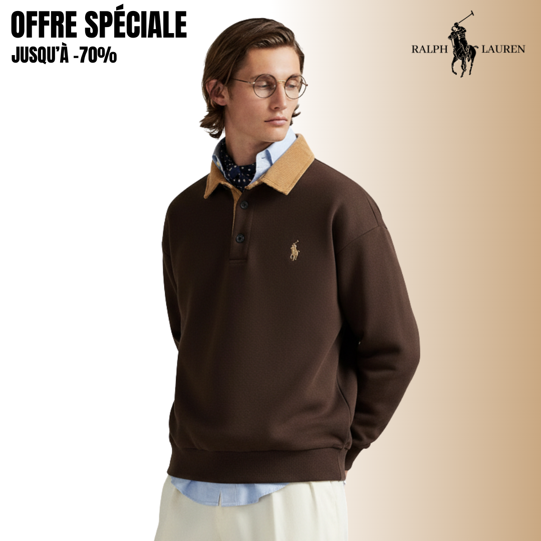 RL™ Prestige Edition – Sweatshirt mit Kontrastkragen