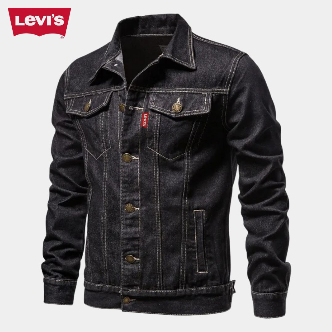 Herren-Jeansjacke – klassischer Premium-Schnitt