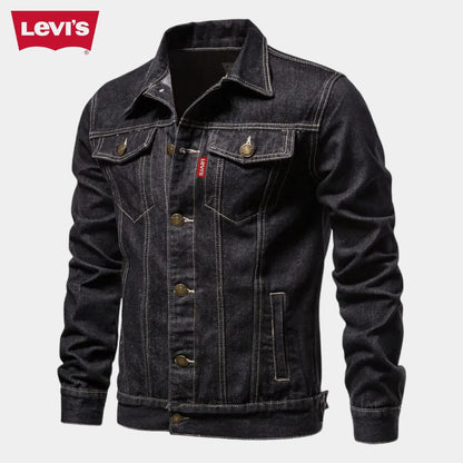 Herren-Jeansjacke – klassischer Premium-Schnitt