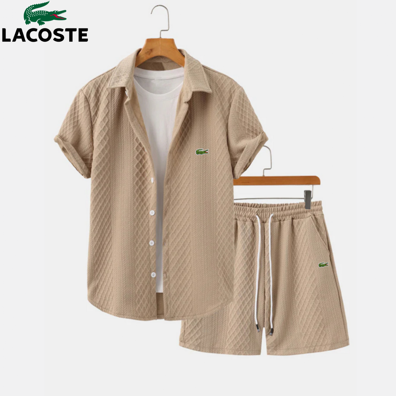 Set Hemd & Shorts Herren – Rautenstrick