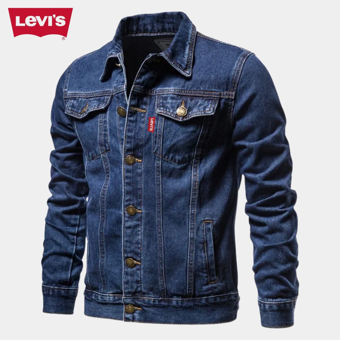 Herren-Jeansjacke – klassischer Premium-Schnitt