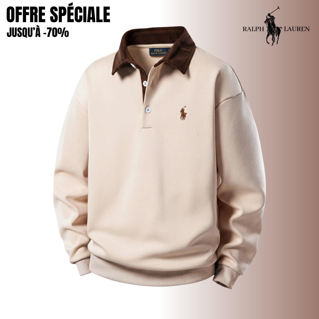 RL™ Prestige Edition – Sweatshirt mit Kontrastkragen