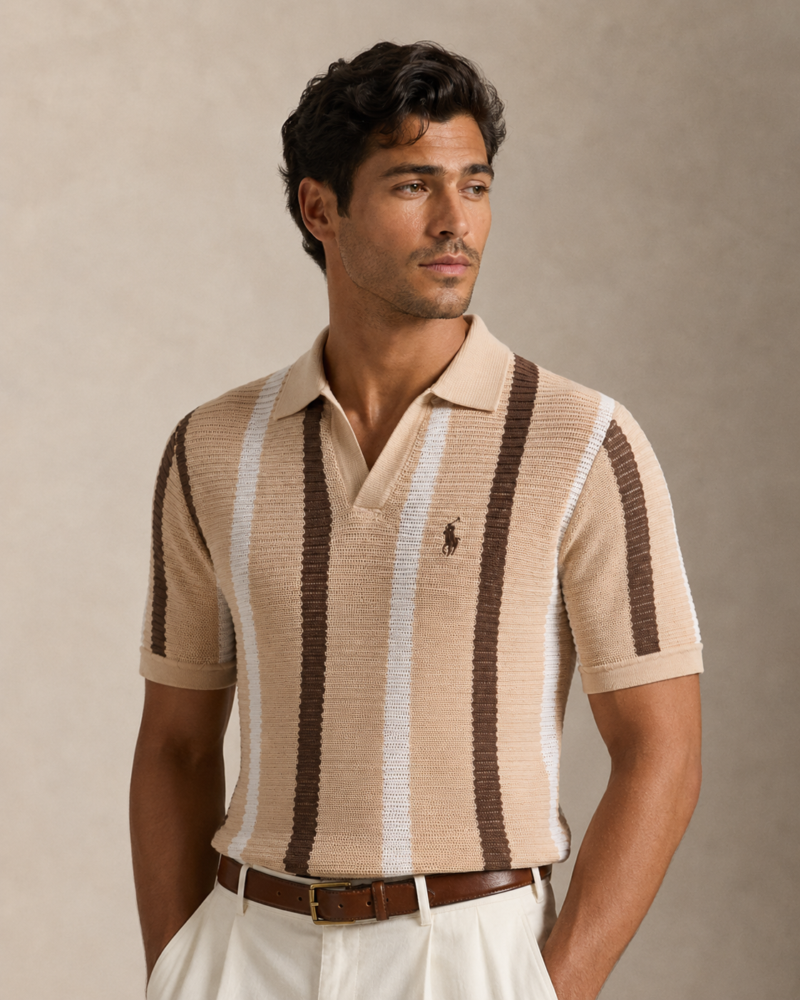 RL™ Polo aus gestreiftem Strick – Retro