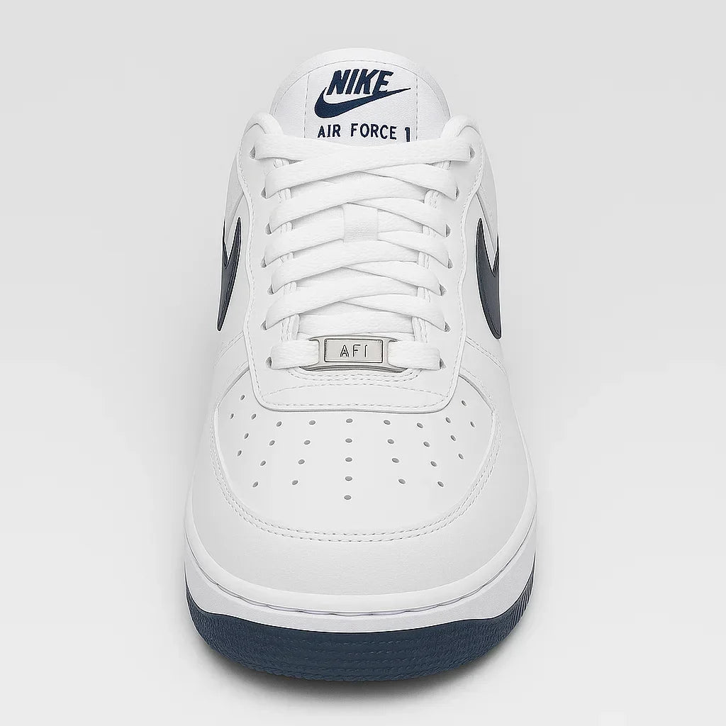 Sneaker NK AF1 – Weiß & Marineblau