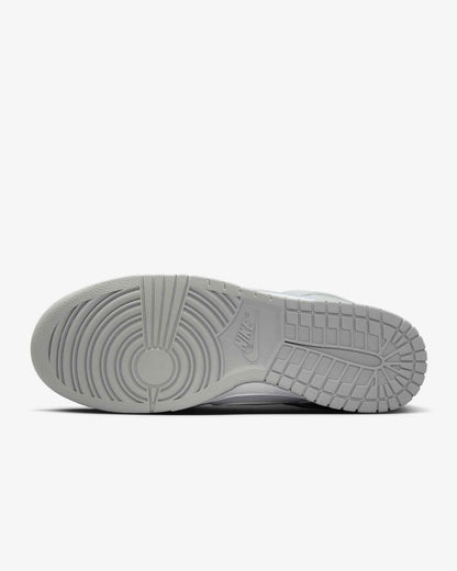 Sneaker NK Dunk Low – Weiß & Hellgrau