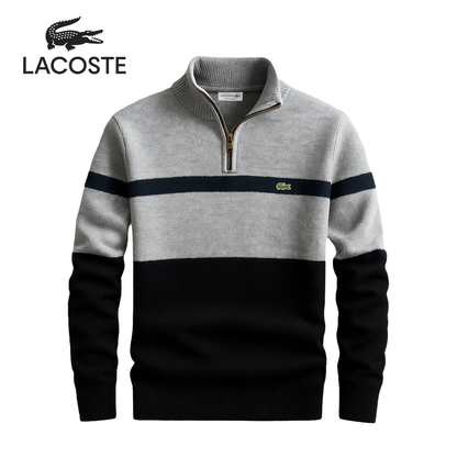 LC Heritage Pullover mit Viertelreißverschluss, gestreift