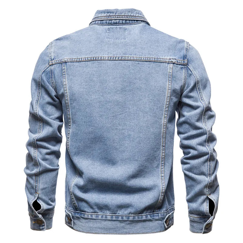 Herren-Jeansjacke – klassischer Premium-Schnitt