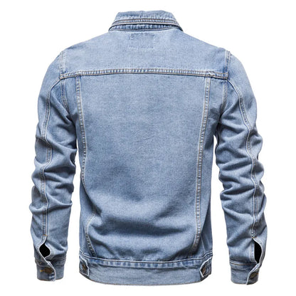 Herren-Jeansjacke – klassischer Premium-Schnitt