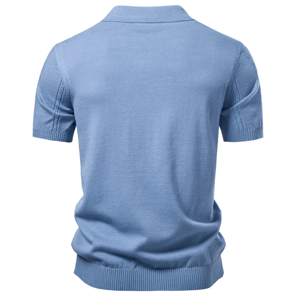LC – Polo aus Strukturstrick COLE