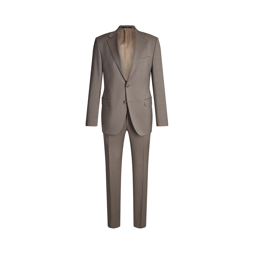 Anzug aus Schurwolle — Taupe