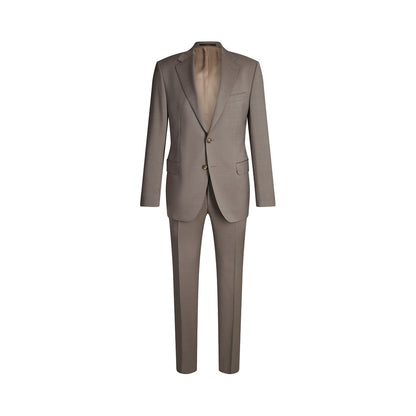 Anzug aus Schurwolle — Taupe