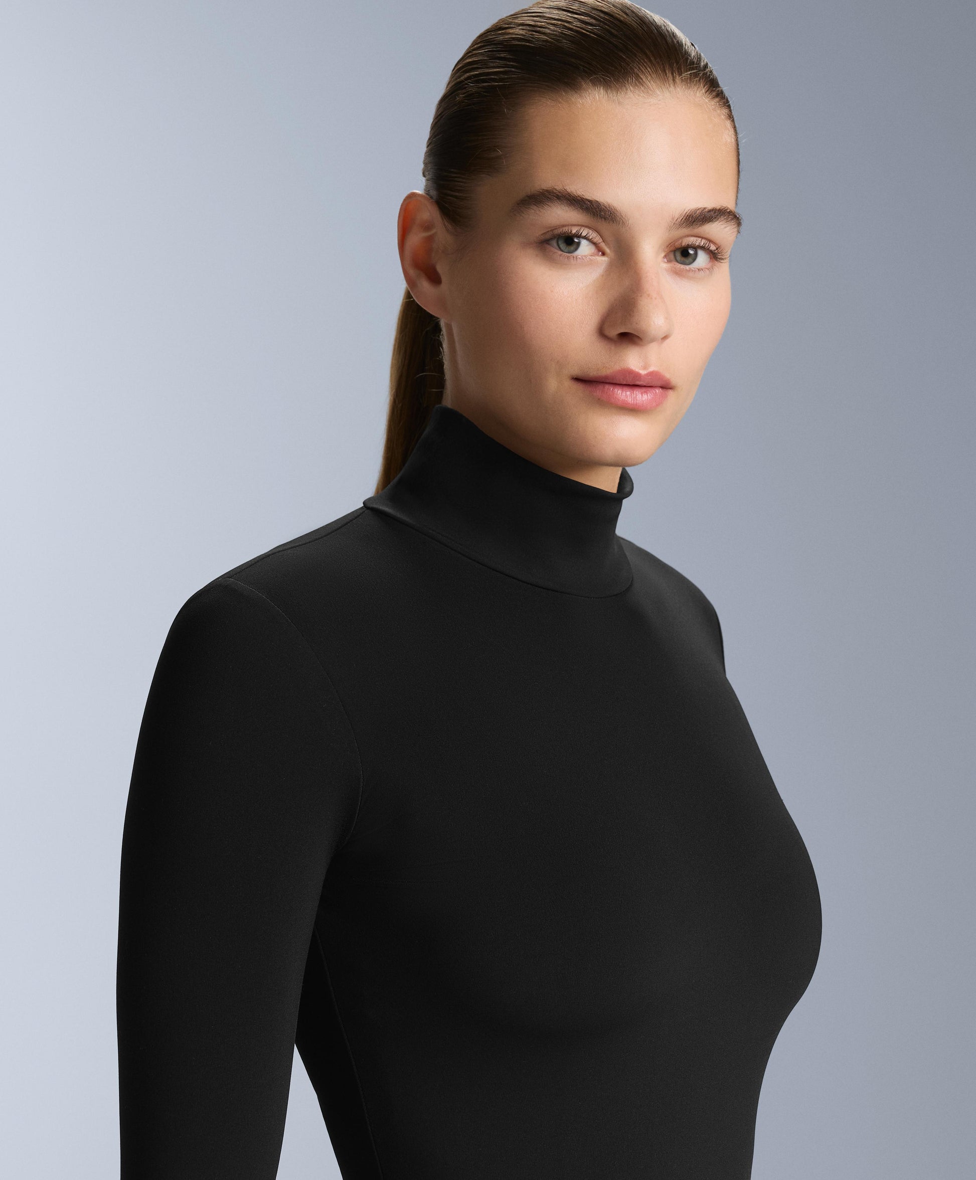 Thermo-Longsleeve mit Rollkragen