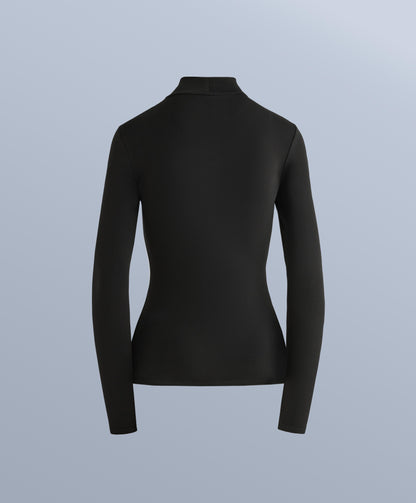 Thermo-Longsleeve mit Rollkragen