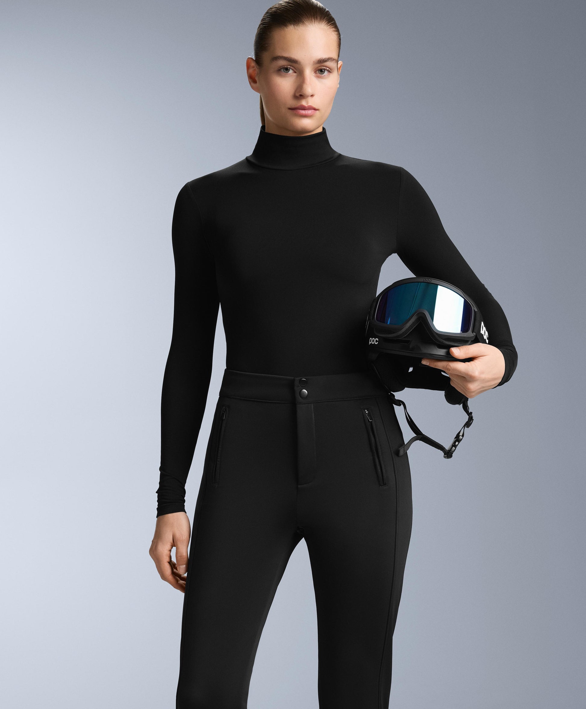 Thermo-Longsleeve mit Rollkragen