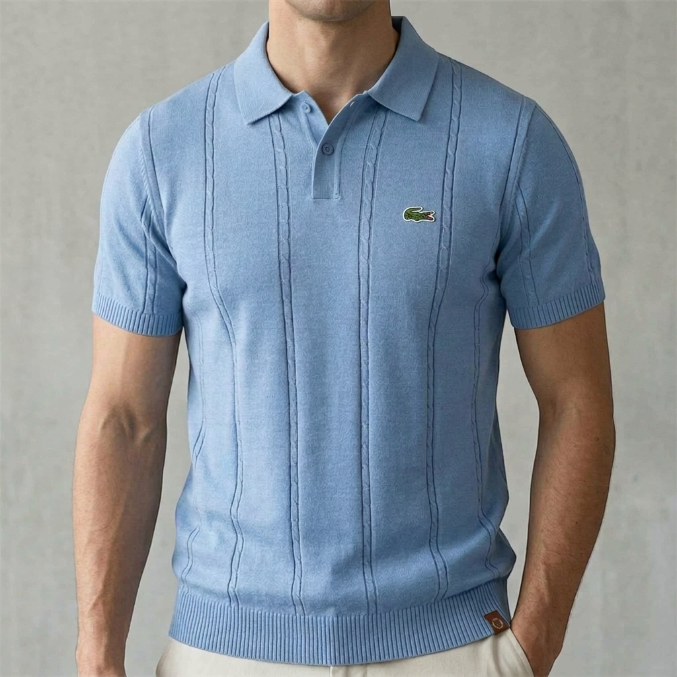 LC – Polo aus Strukturstrick COLE