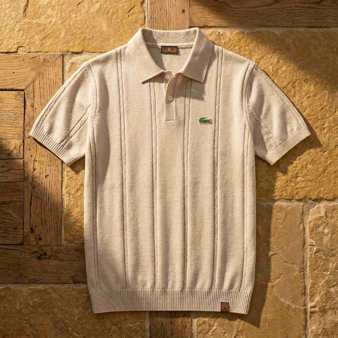 LC – Polo aus Strukturstrick COLE