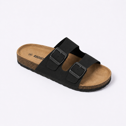 Birkenstock Boston Classic Wildleder-Sandalen – Taupe