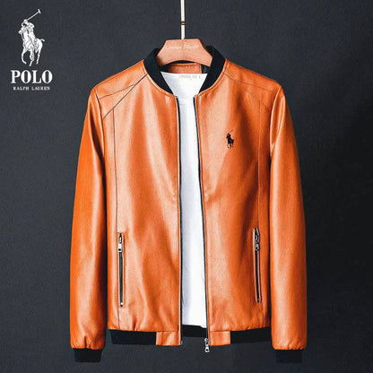 R&L | Herrenjacke mit Fellbesatz