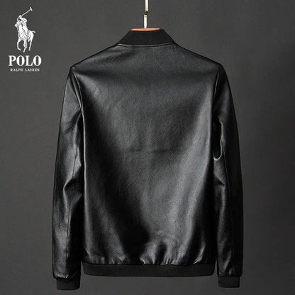 R&L | Herrenjacke mit Fellbesatz