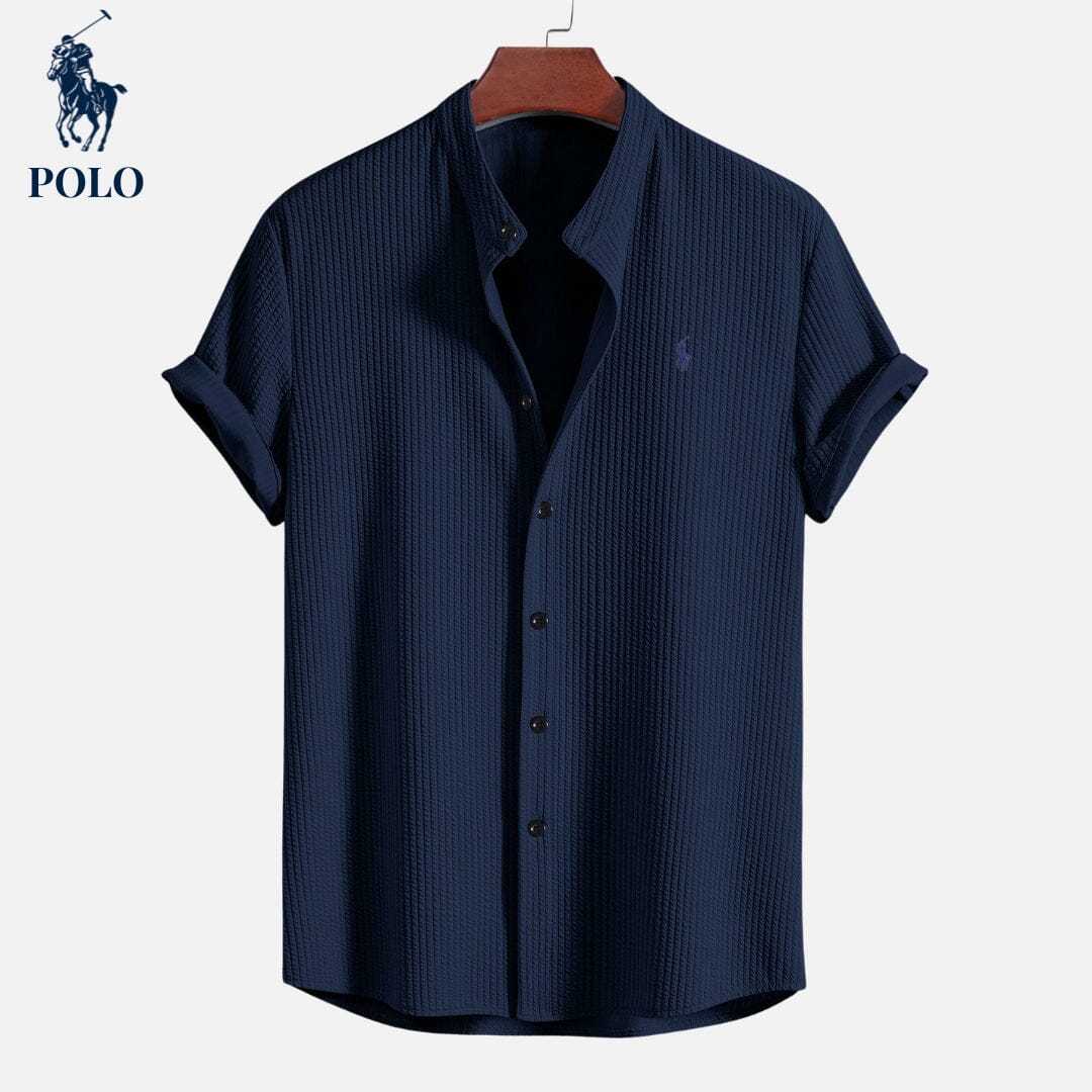 Polo mit Stehkragen Hampton – 7 Farben