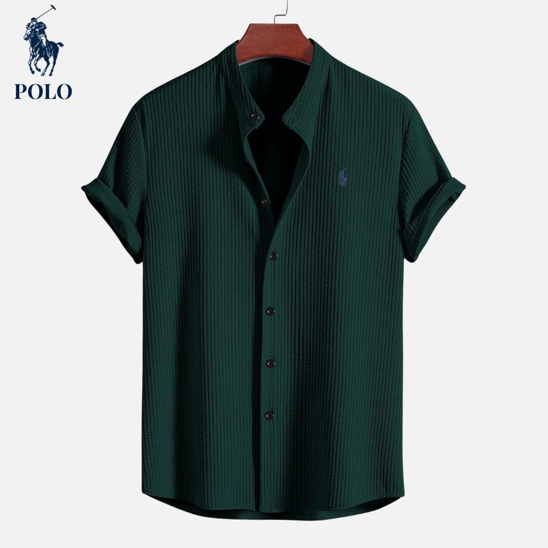 Polo mit Stehkragen Hampton – 7 Farben