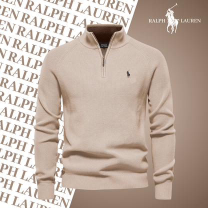 Pullover mit Zip-Kragen R&L (Abverkauf)