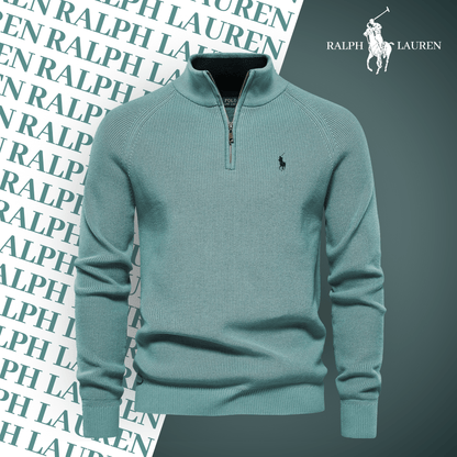 Pullover mit Zip-Kragen R&L (Abverkauf)