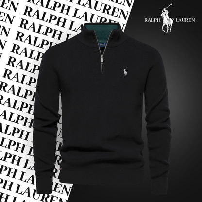 Pullover mit Zip-Kragen R&L (Abverkauf)
