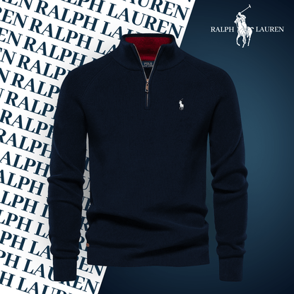 Pullover mit Zip-Kragen R&L (Abverkauf)