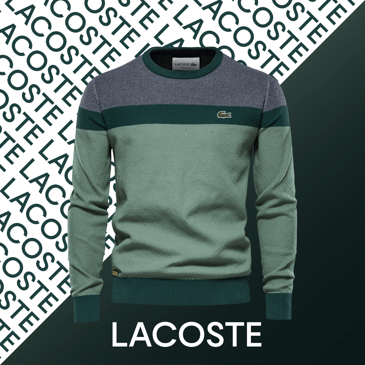 LC – Premium-Pullover aus Baumwolle mit Rundhals – Limitierte Edition