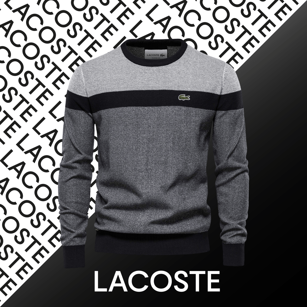 LC – Premium-Pullover aus Baumwolle mit Rundhals – Limitierte Edition