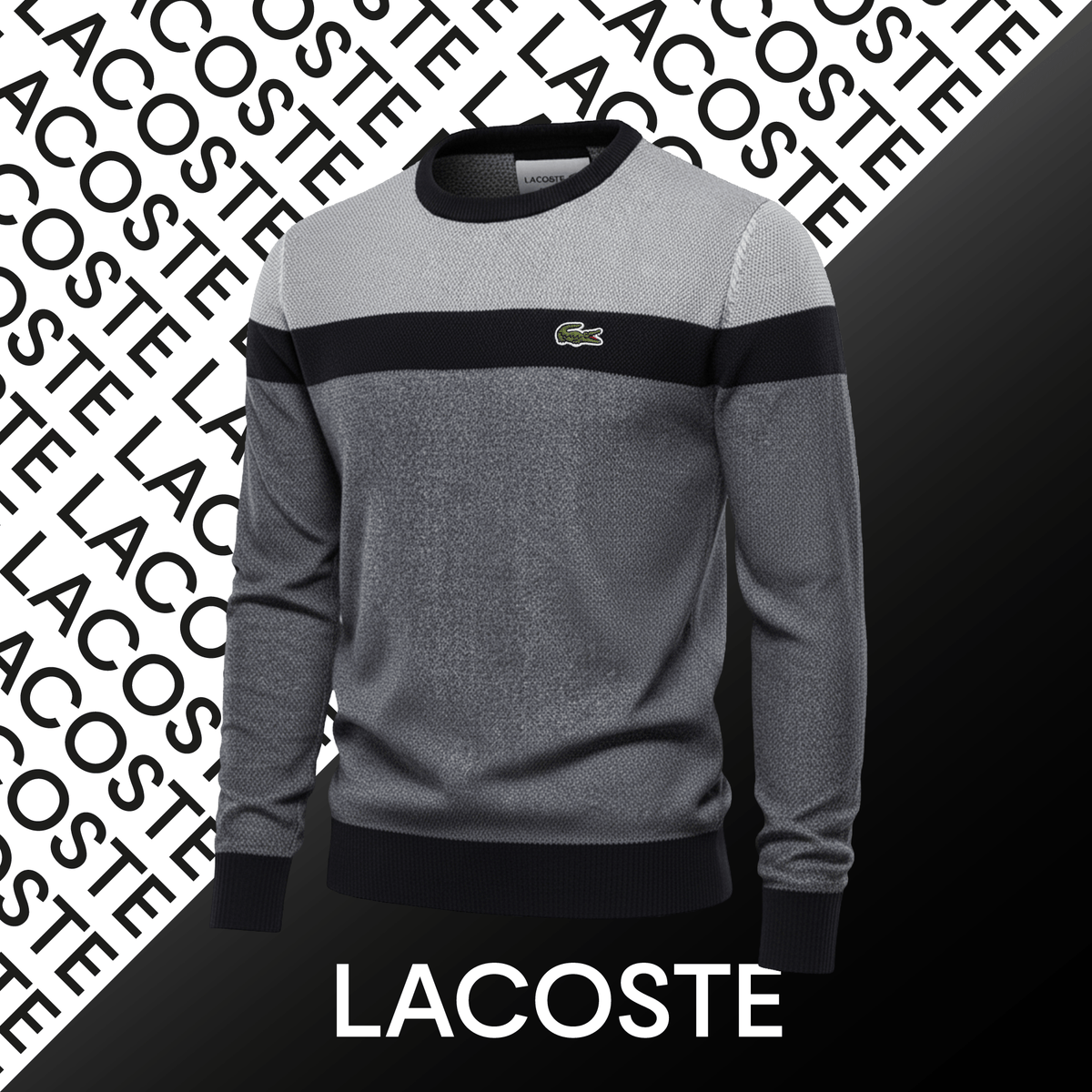 LC – Premium-Pullover aus Baumwolle mit Rundhals – Limitierte Edition